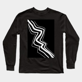 Black and White Vectore Long Sleeve T-Shirt